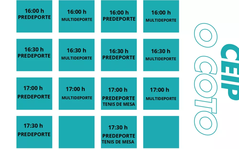 Horario 4